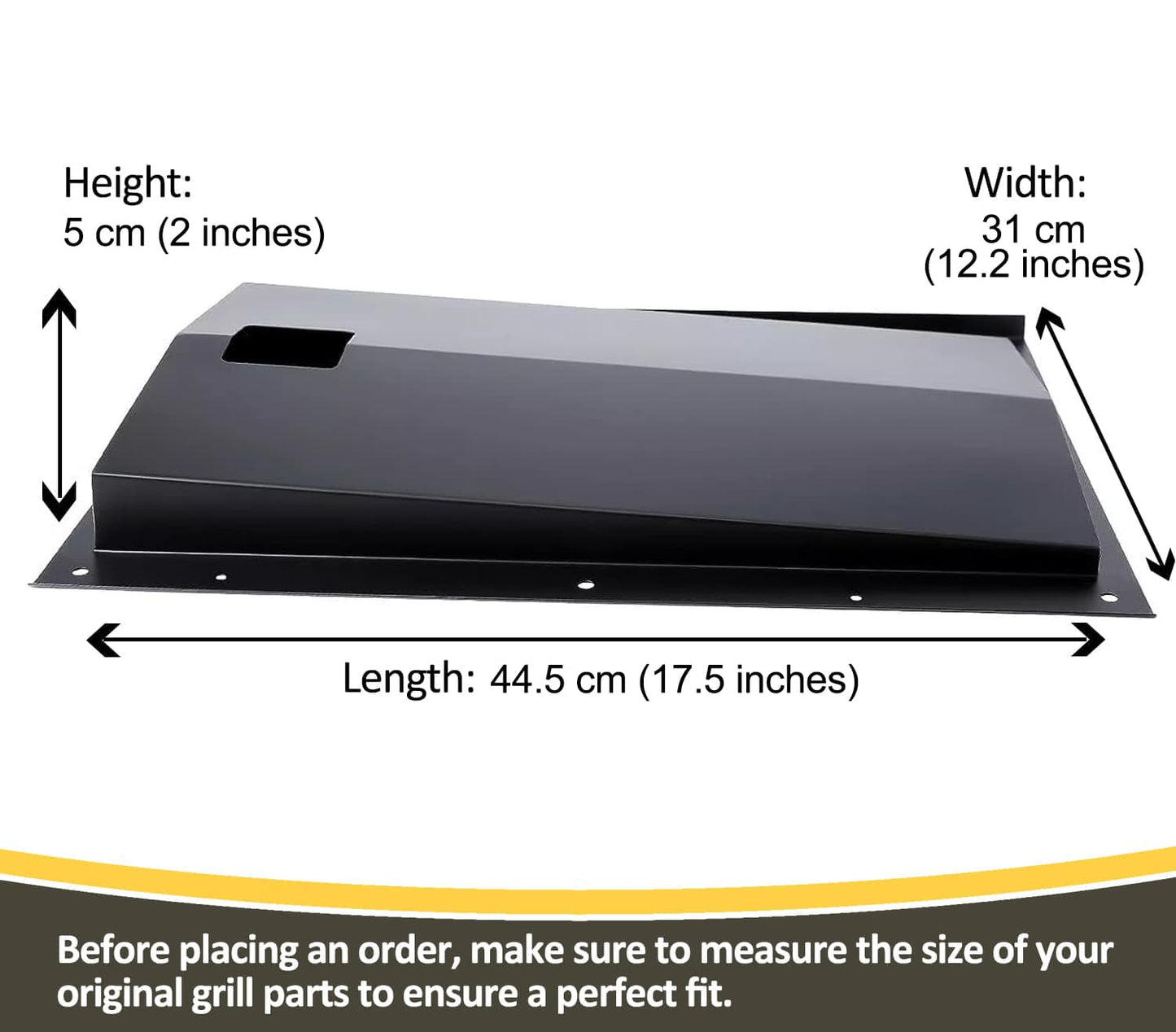 69804 Grease Tray with Grease Cup for Weber Spirit 300 Series Grills (E310/ E320/ S310/ S320) , 44.5 cm x 31cm Replacement Drip Tray