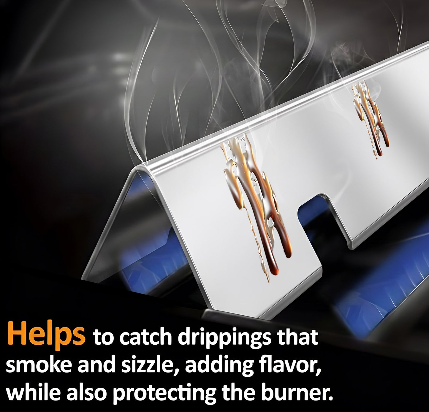 7636 Flavorizer Bars for Weber Spirit 300, Spirit II 300 & Spirit 2 GS4 Grills (E-310, E-320, E-330, S-310, S-320, S-330) (Front-Mounted Burner Controls), Stainless Steel