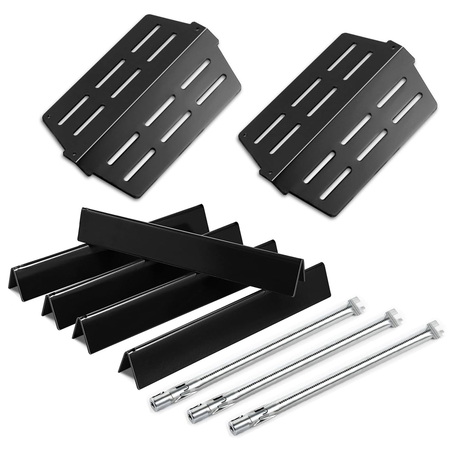 7621 Flavorizer Bars (Brennerschutz), 7622 Hitzereflektor und 62752 Brenner für Weber Genesis 300 Serie – E-310/E-320/E-330/S-330 Gasgrills mit frontseitiger Brennersteuerung