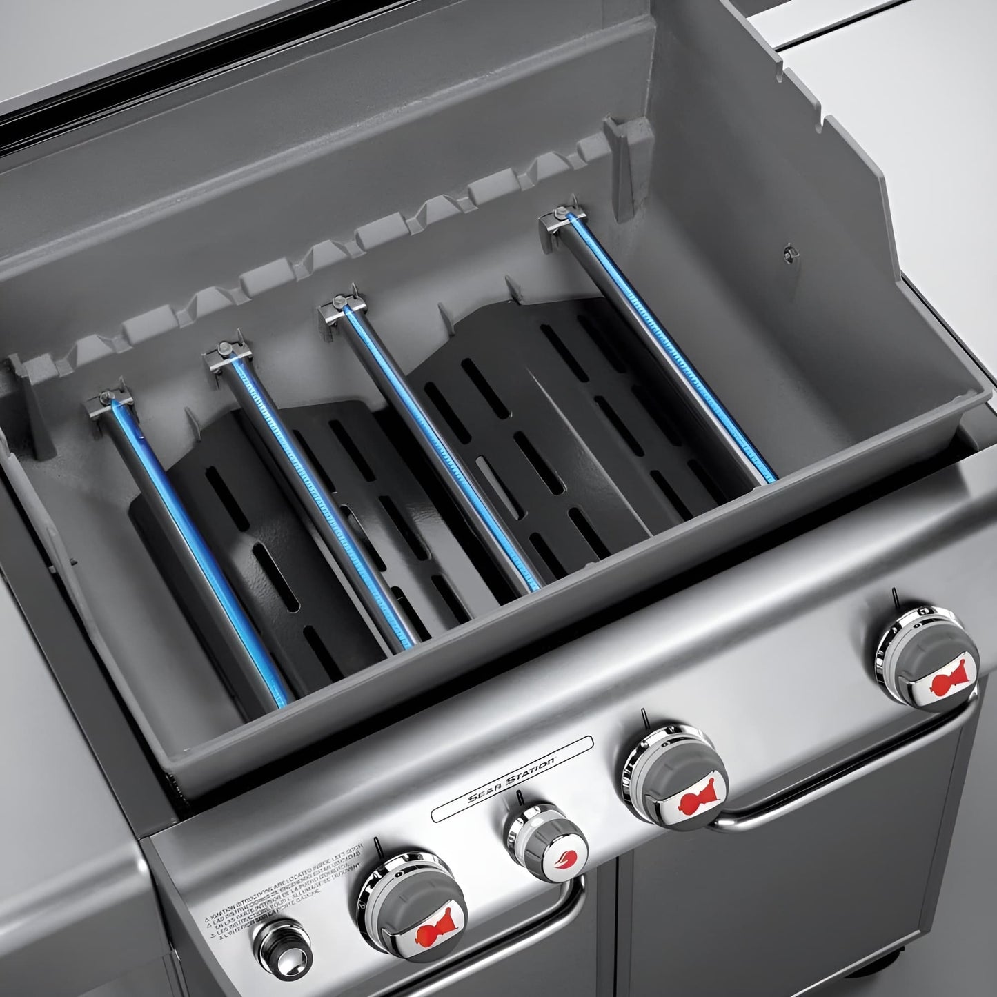Weber Genesis Grill Ersatzteile – 7620 Flavorizer Bars (Brennerschutzbleche) & 7622 Hitzereflektor-Set für E-310, E-320, E-330, S-330 (300 Serie, Frontbedienung)