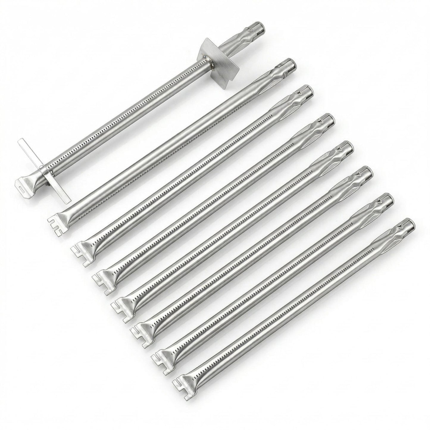 Stainless Steel Burners Set for Weber Summit 660/670 Series (E-660, S-660, E-670, S-670) - Replaces 67558 - 6 Main Burners, Sear Burners & Smoker Burners