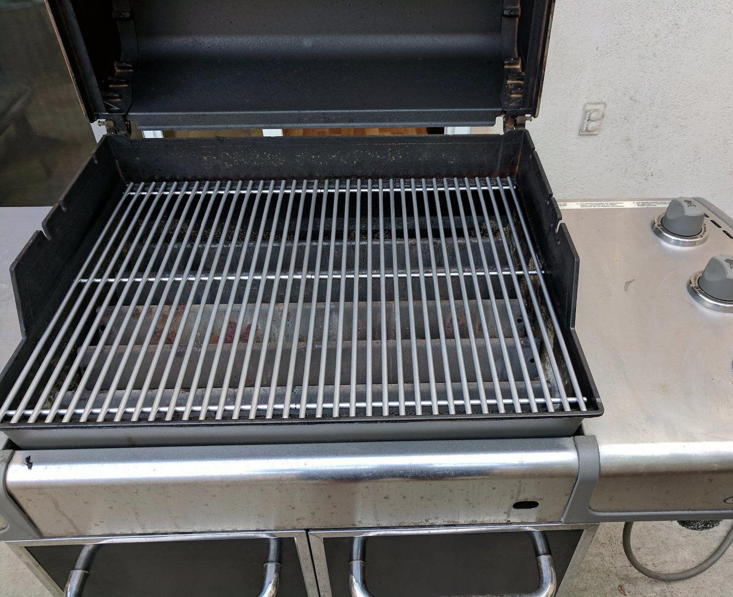 7528, Ersatz-Grillroste für Weber Genesis 300 Serie Gasgrills (E-310/E-320/S-310/S-320), 49,5 cm x 33 cm pro Rost, Edelstahl