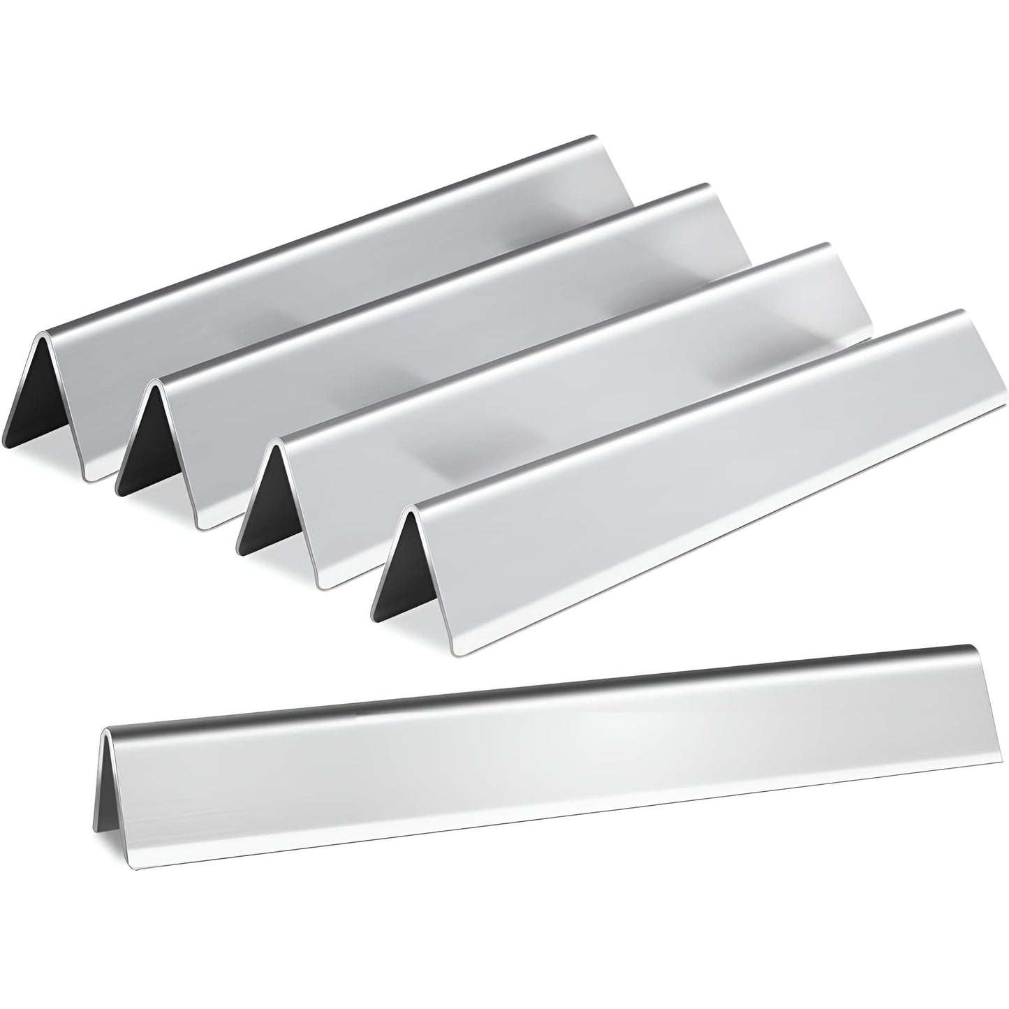 7620 / 7621 Flavorizer Bars (Brennerschutzbleche) für Weber Genesis 300 Series Gasgrills - E-310/E-320/E-330 (Frontmontierte Brennersteuerung), Edelstahl