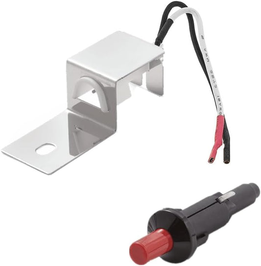 80462 Grill Igniter Replacement for Weber Q1000/Q2000 Grill Accessories Replacement Parts,for Weber Q100 Q200 Gas Grill Ignitor for Weber 386001 386002 566001 Grill Parts, Ignition Button