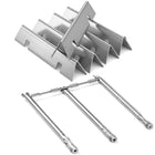 7636 Flavorizer Bars & 69787 Burners Set for Weber Spirit 300 & Spirit II 300 Series Grills – Fits E-310, E-320, S-310, S-320 (Front Controls) – Stainless Steel