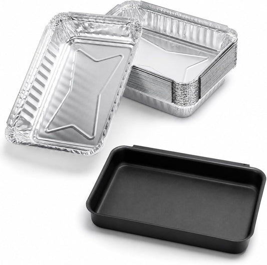 93305 Grease Cup with Disposable Drip Pans | Fits Weber Genesis II 300 & Spirit 200/300, Genesis Silver/Gold/Platinum,1000-5500, Summit Grills