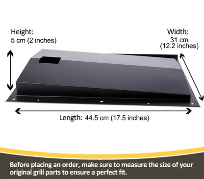 69804 Grease Tray with Grease Cup for Weber Spirit 300 Series Grills (E310/ E320/ S310/ S320) , 44.5 cm x 31cm Replacement Drip Tray