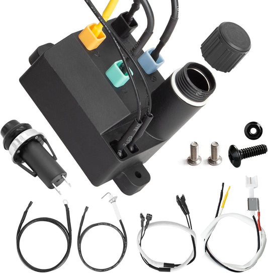 7643 Grill Igniter Replacement Igniter Kit for Weber Spirit 220 and 320 Gas Grills - Compatible with Models Featuring Front-Mounted Control Panels
