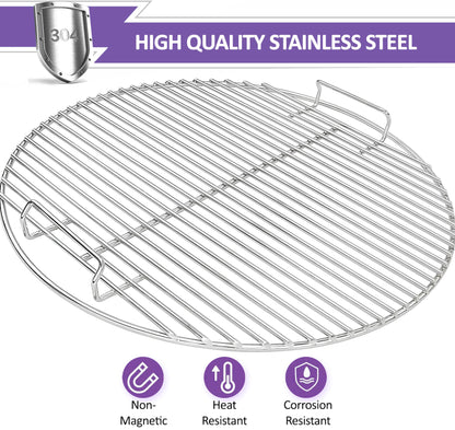 7432 Grillrost für Weber 47 cm runde Kohlegrills (Bar B-Kettle, Smokey Mountain Cooker Smoker und One-Touch Grill), 44,5 cm, Weber Kohlegrill Ersatzteile