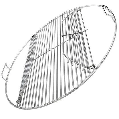 7436 Grillrost (mit Scharnier) für Weber One-Touch, Performer und Bar-B-Kettle Serie Kohlegrills, 54,6 cm, Edelstahl