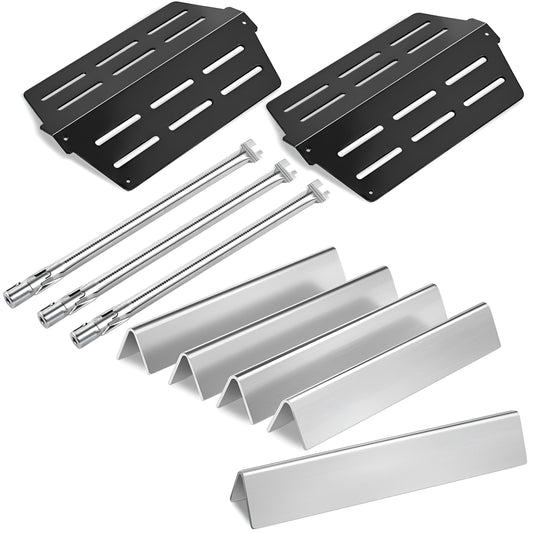 7620 Flavorizer Bars, 7622 Heat Deflector and 62752 Burners for Weber Genesis 300 series - E-310/E-320/E-330/S-330 Gas Grills with Front-Mounted Control Burners