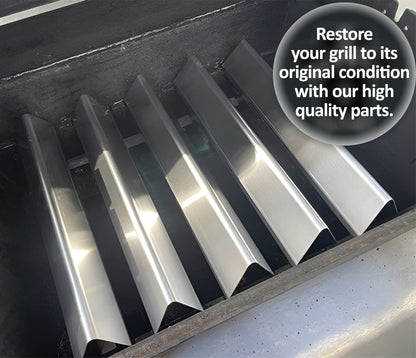 7620 Flavorizer Bars, 7622 Heat Deflector and 62752 Burners for Weber Genesis 300 series - E-310/E-320/E-330/S-330 Gas Grills with Front-Mounted Control Burners