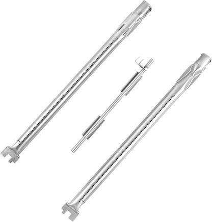 Weber Spirit Grill Ersatzteile - 7635 Flavorizer Bars (Brennerschützer) & 69785 Brenner für E-210, E-220, S-210, S-220 (200 Serie, Frontbedienung)