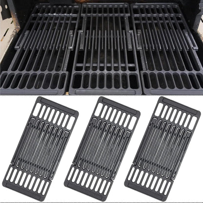 Adjustable Cast Iron Grill Grates – Universal Replacement Grill Grids 15 cm & 20 cm Sets, Extendable Cooking Grates for Landmann, Outback, Cosmo Grill & More