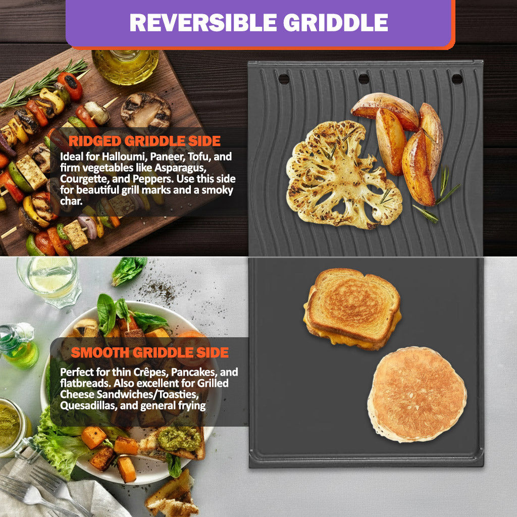 Wendbare Gusseisen vfür Napoleon Rogue 425/525/625, Freestyle 365/425 – Ersatz Grillzubehör 56426