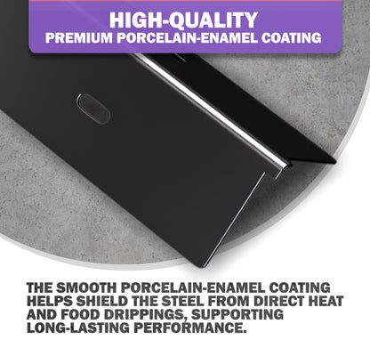 Ersatz Grillteile für Napoleon Rogue 425 – Porzellanemaillierte Flammenverteiler & Edelstahl Grill Brenner Set