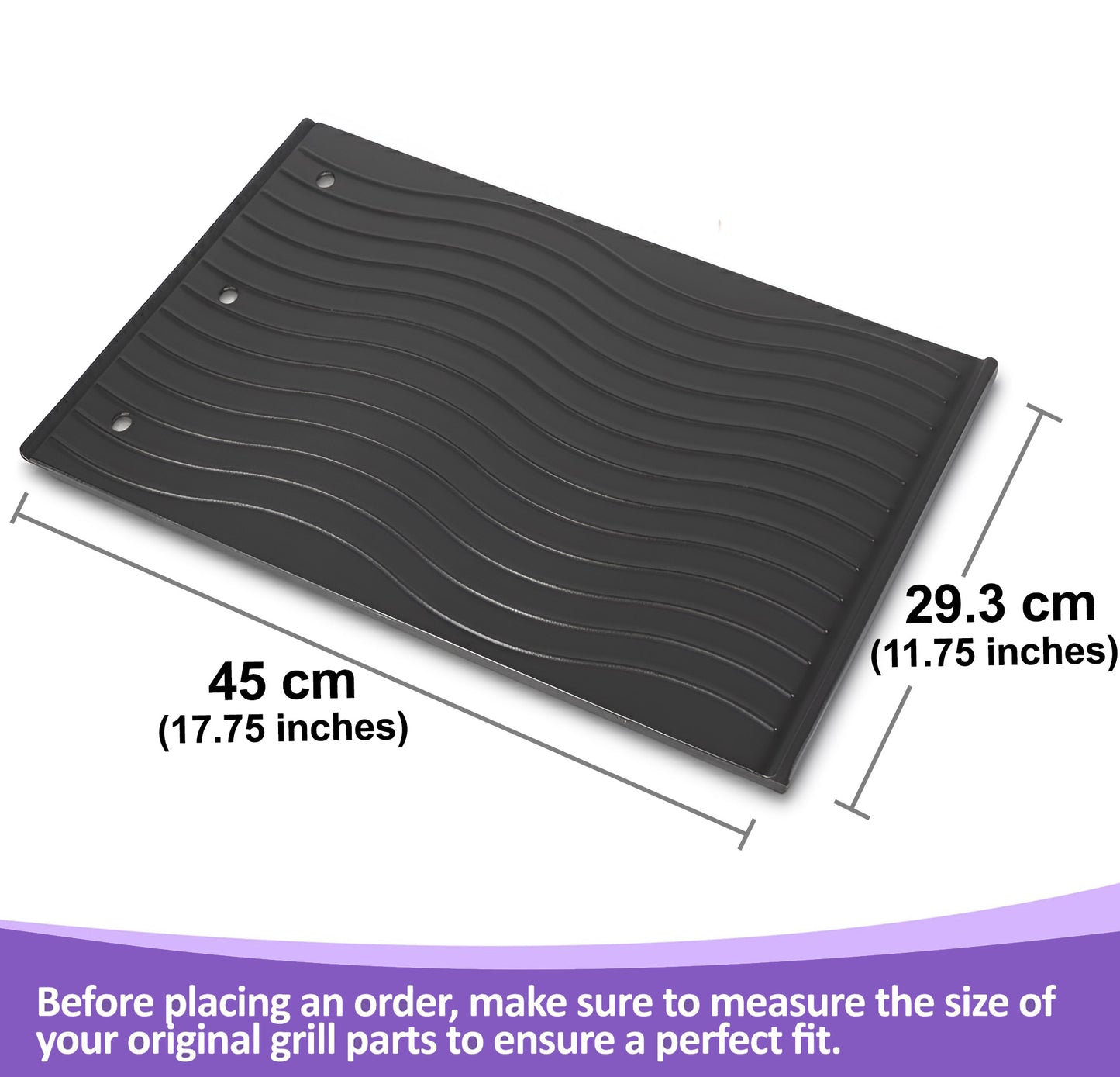 Wendbare Gusseisen vfür Napoleon Rogue 425/525/625, Freestyle 365/425 – Ersatz Grillzubehör 56426