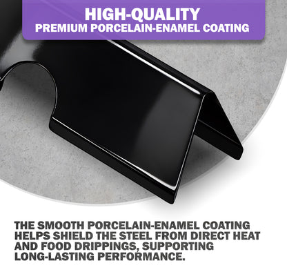 66033 Flavorizer Bars (Brennerschutz) für Weber GS4 Genesis II 400 / LX 400 Serie E-410/ S-410/ SE-410/ E-435 / S-435/ LX E/S-440 Gasgrills, Porzellan-emaillierter Stahl