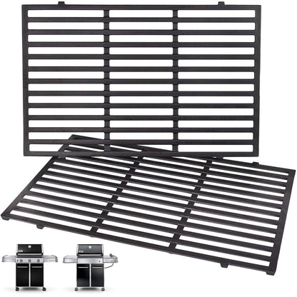 7524 Grill Grates for Weber Genesis 300 Series, Fits E-310/E-320/E-330/S-310/S-320/S-330), Cast Iron