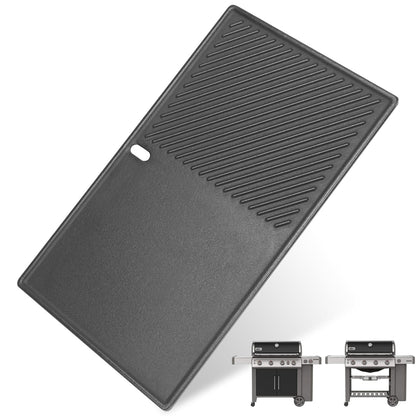 Flat Griddle for Weber Genesis II 400 & LX 400 (E-410, E-415, E-435, S-410, E-440) – Cast Iron 66089/66097