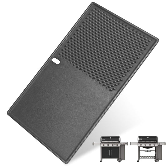 Flat Griddle for Weber Genesis II 400 & LX 400 (E-410, E-415, E-435, S-410, E-440) – Cast Iron 66089/66097
