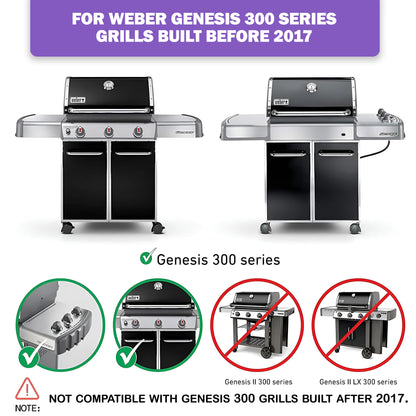 65054 Warming Rack for Weber Genesis 300 Series Grills (E-310, E-320, E-330, S-310, S-320, S-330) Stainless Steel