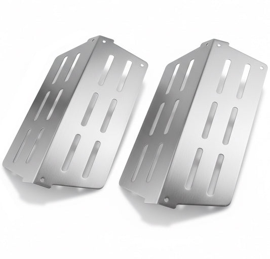 Stainless Steel Heat Deflectors for Weber Genesis 300 Series Gas Grills (E-310 / E-320 / E-330) – Replaces 7622 / 65505