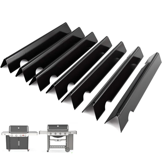 66033 Flavorizer Bars (Brennerschutz) für Weber GS4 Genesis II 400 / LX 400 Serie E-410/ S-410/ SE-410/ E-435 / S-435/ LX E/S-440 Gasgrills, Porzellan-emaillierter Stahl