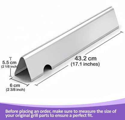 7-Pack Stainless Steel Flavorizer Bars for Weber Genesis II 400 & Genesis 400 Series Grills (E-410/S-410, E-425, E-435/S-435, S-440), Replaces Weber 66033 / 66797