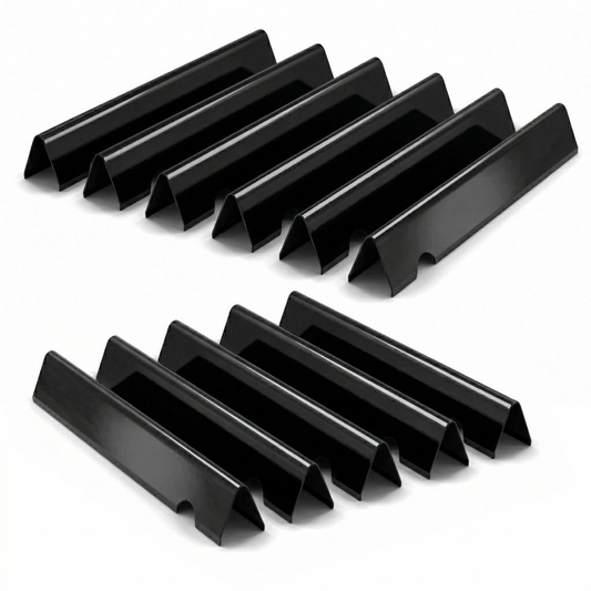 Porcelain-Enameled Flavorizer Bars for Weber Genesis II E-610/S-610 and LX E-640/S-640 (2017 & Newer), Replacement for Weber 66796/66687 - 11 Pack