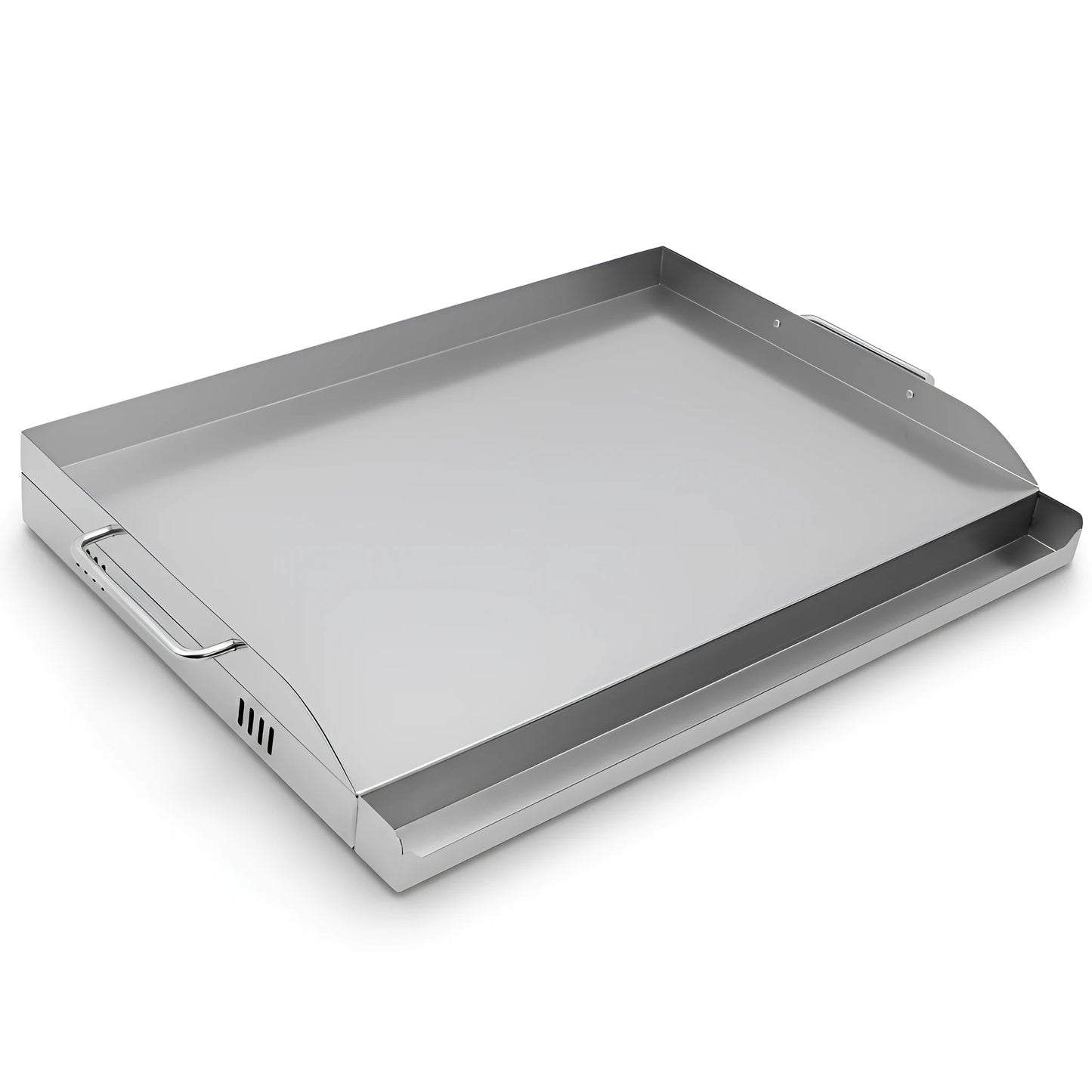 43 × 33 cm Stainless Steel BBQ Griddle Plate / Plancha – Universal Grill Griddle Accessory