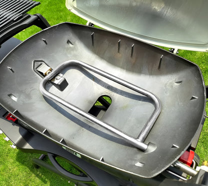 41862/60041 Brenner für Weber Q200/Q220/Q2000/Q2200 Grills, 52 cm, Edelstahl, Weber Q Grill Ersatzteile