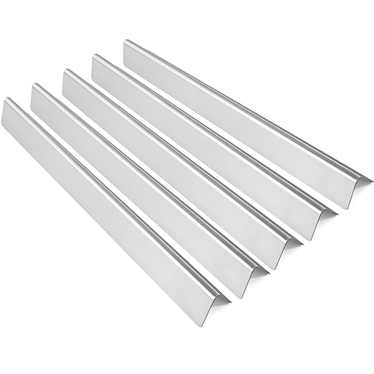 62,2 cm, 7539/7540 Flavorizer Bars (Brennerabdeckungen) für Weber Genesis 300 Serie Grills mit seitlichen Bedienelementen, Genesis E-310, E-320, S-310, S-320, EP-310, EP-320 (2007-2010), Edelstahl
