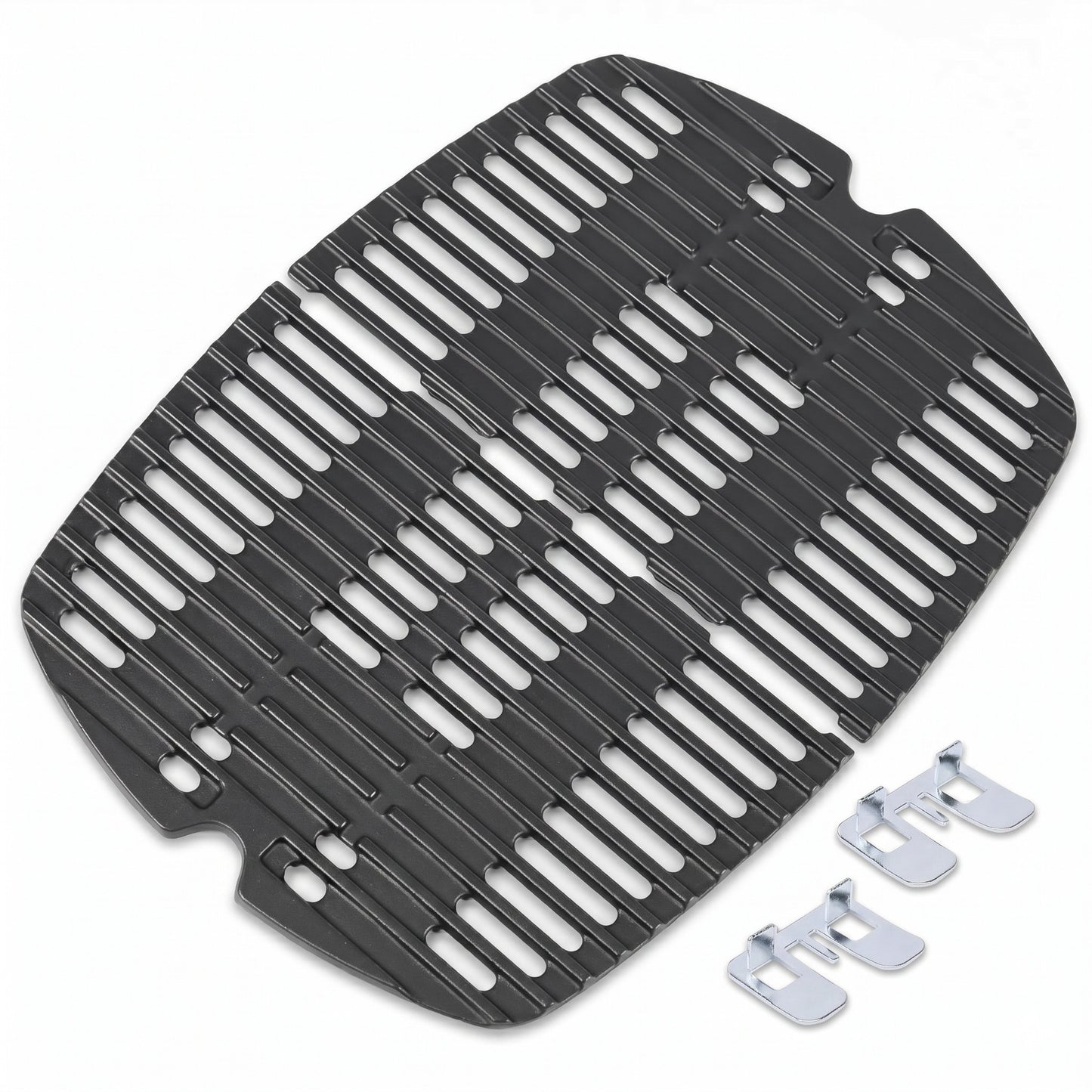 7644 Gusseiserne Grillroste für Weber Q 100/1000 Serie (Q100, Q1000, Q120, Q1200, Q140, Q1400, Baby Q) Gasgrills, Weber Q Grill Ersatzteile