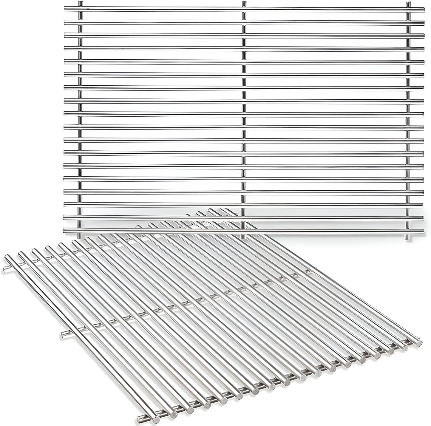 stainless steel grill grates set for Napoleon Prestige 500 & Prestige PRO 500 series gas grills 2-pack.