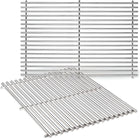 66095/66802/66805 Ersatz Grillroste für Weber Genesis II 300 und Genesis II LX 300 Serie Gasgrills, 47,63 cm x 33,66 cm Edelstahl Grillroste