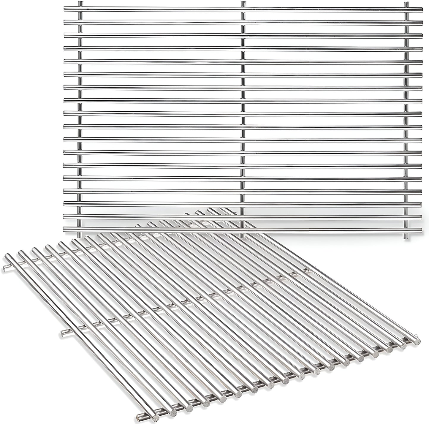 66095/66802/66805 Ersatz Grillroste für Weber Genesis II 300 und Genesis II LX 300 Serie Gasgrills, 47,63 cm x 33,66 cm Edelstahl Grillroste