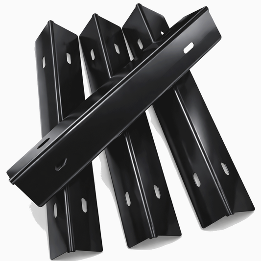 4er-Set Ersatz Flammenschutzeinsätze für Napoleon Freestyle 425 & Legend 425 Grills, porzellanemaillierter Stahl