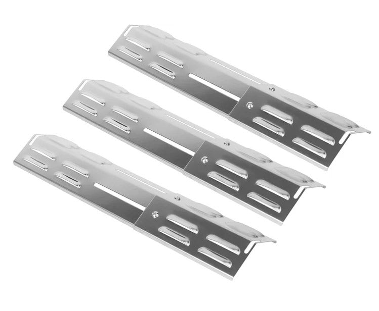 Universal Burner Covers - Adjusts between 29 cm - 42 cm | 3-Pack, Stainless Steel