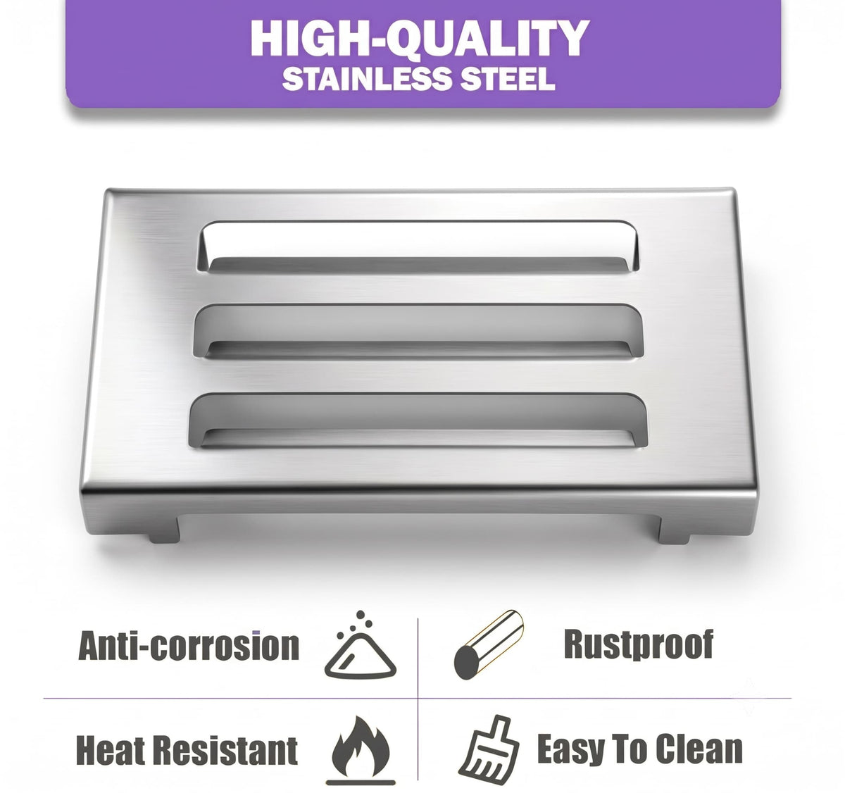 Stainless Steel Heat Deflector for Weber Spirit II 200 & 300 Series (Replaces 67060)