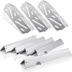 66795 Flavorizer Bars & 66040 Heat Deflectors Set for Weber Genesis II 300 / LX 300 Series - Genesis II E-310/ E-315/ S-335 Grill Parts, Stainless Steel