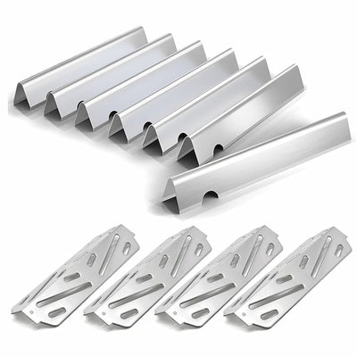 Flavorizer Bars and Heat Deflector Set for Weber Genesis II 400 & Genesis 400 Series - Fits 410/415/435/440, Stainless Steel