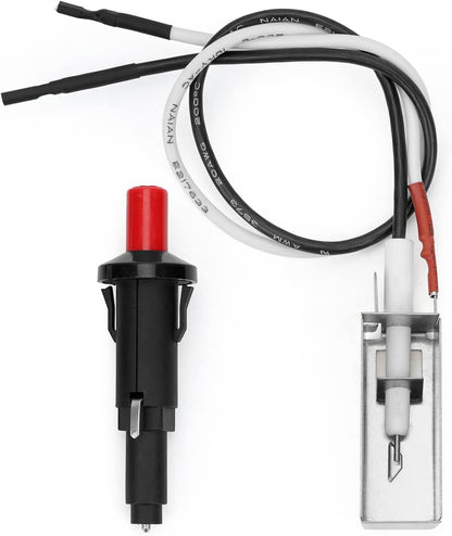 Push button igniter kit replacing Weber 7510 for Genesis Silver/Gold & Spirit 200/300 gas grills.