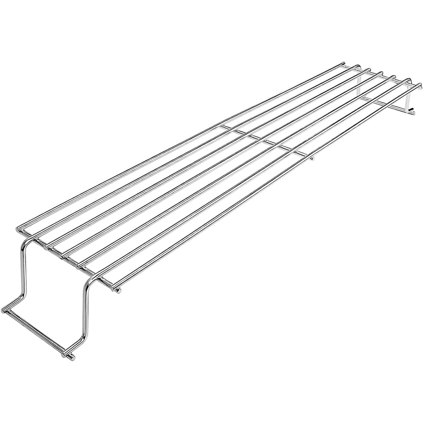 Stainless steel warming rack replacing Weber 7641 for Spirit 300, Spirit 700, Genesis Silver and Gold gas grills.