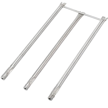 3-pack burner tubes set replacing Weber 7508 for Spirit 300 & Genesis gas grills.