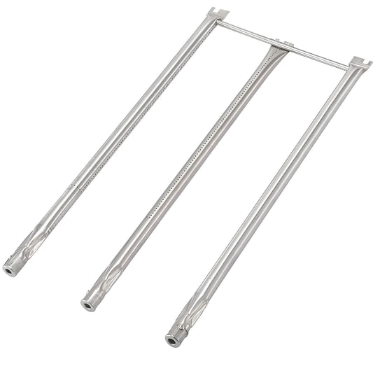 3-pack burner tubes set replacing Weber 7508 for Spirit 300 & Genesis gas grills.
