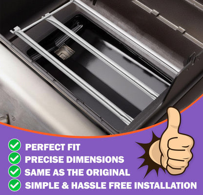 Grease Tray Set for Weber Spirit 300 Series Grills (2009-2012 Side Controls) | Fits E-310, E-320, EP-310, EP-320, SP-310 & More | Replaces 91354
