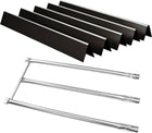 7536 Flavorizer Bars & 7508 Burners Replacement Set for Weber Spirit E-310/E-320 and Genesis Silver Gold Platinum B/C Gas Grills, Enameled Steel