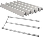 7536 Flavorizer Bars & 7508 Burners Replacement Set for Weber Spirit E-310/E-320 and Genesis Silver Gold Platinum B/C Gas Grills