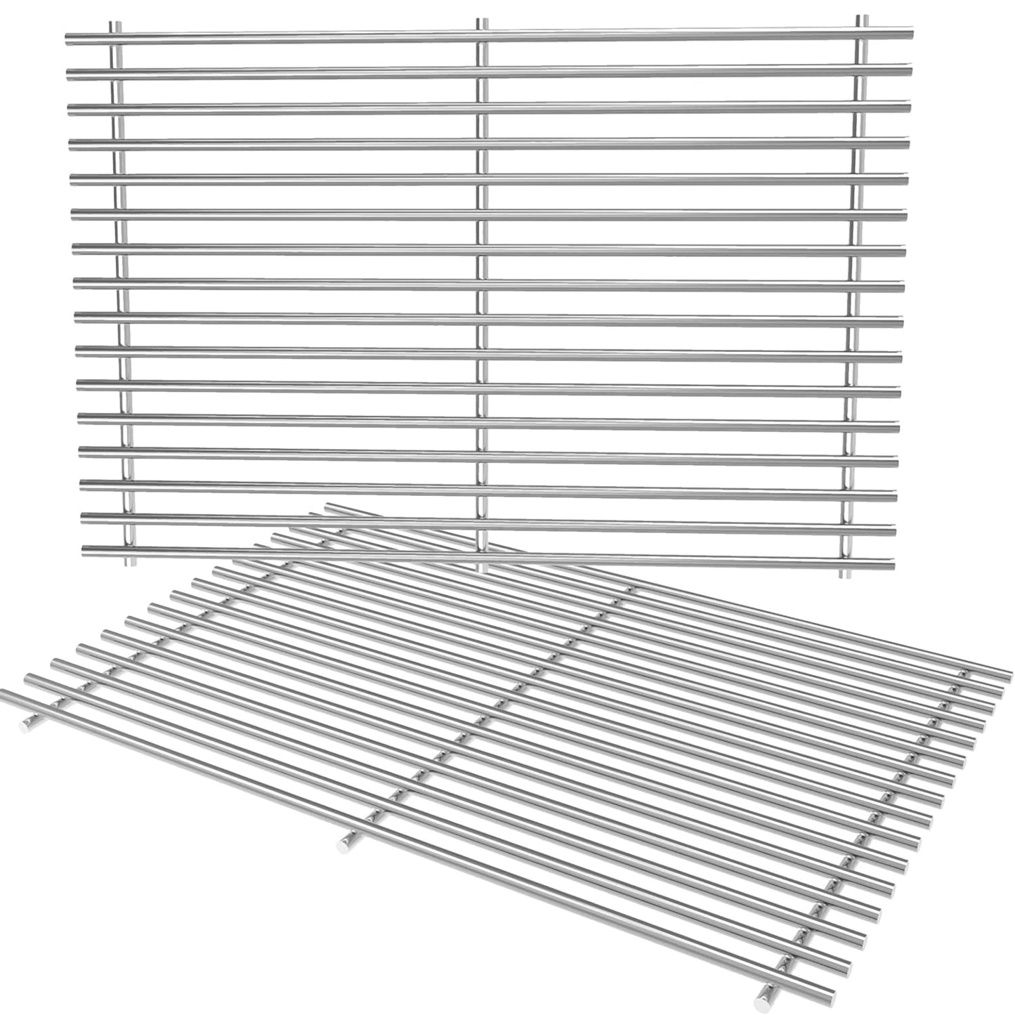 7528, Ersatz-Grillroste für Weber Genesis 300 Serie Gasgrills (E-310/E-320/S-310/S-320), 49,5 cm x 33 cm pro Rost, Edelstahl